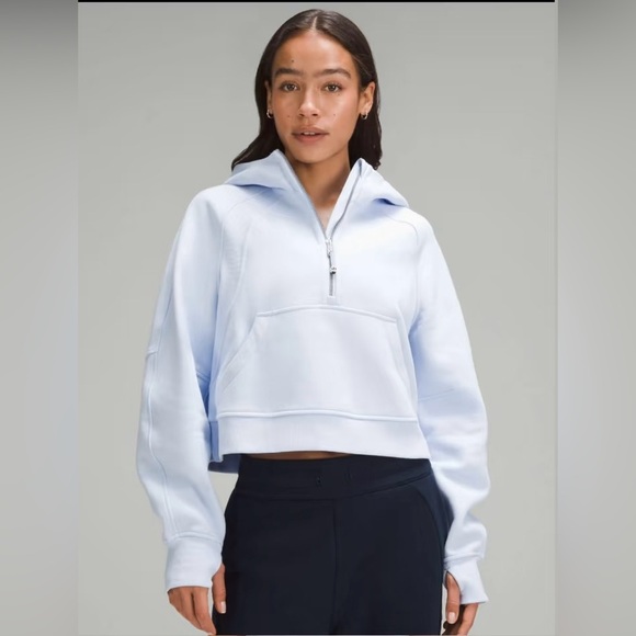 NWOT Lululemon Scuba Oversized Half-Zip Hoodie windmill XS/S - Picture 1 of 6